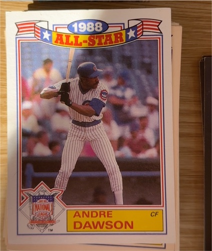 1988 Topps #18 Andre Dawson — front