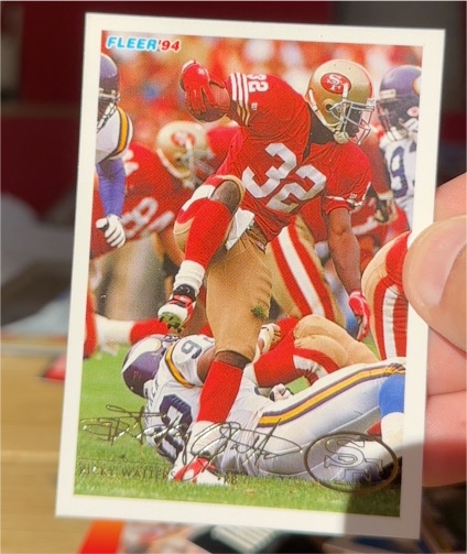 1994 Fleer #427 Ricky Watters — front