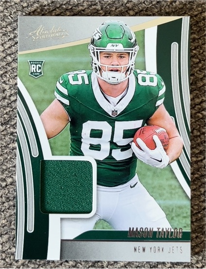 2025 Panini Absolute Rookie Materials #ARM-MTR Mason Taylor — front