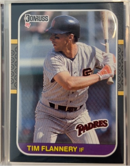 1987 Donruss #287 Tim Flannery — front