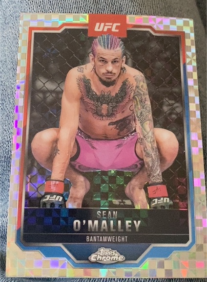 2025 Topps Chrome UFC #1 Sean O'Malley — front
