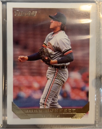 1993 Topps #713 John Doherty Detroit Tigers — front