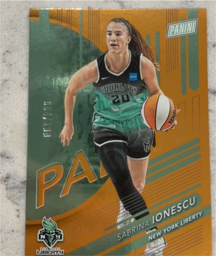 2024 Panini The National Silver Pack #47 Sabrina Ionescu — front