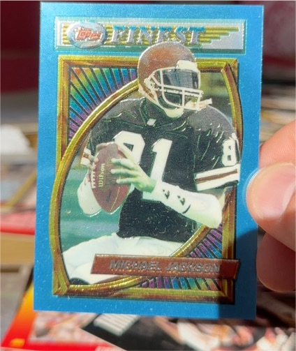 1994 Topps Finest #81 Michael Jackson — front