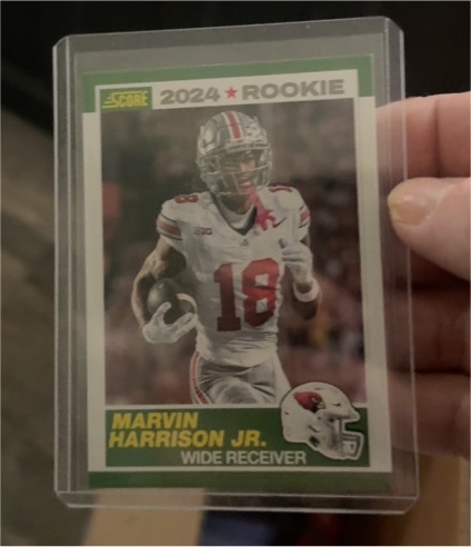 2024 Panini Score #4 Marvin Harrison Jr. — front
