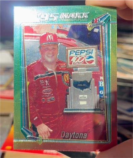 1995 Maxx Premier Plus #4 Sterling Marlin — front