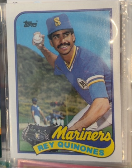 1989 Topps #246 Rey Quinones Seattle Mariners — front