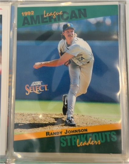 1992 Score Select #73 Randy Johnson — front