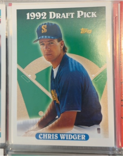 1992 Topps Draft Pick #632 Chris Widger — front