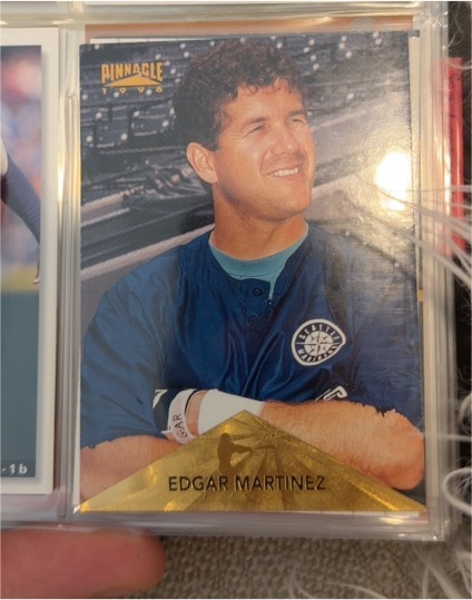 1996 Pinnacle #67 Edgar Martinez — front