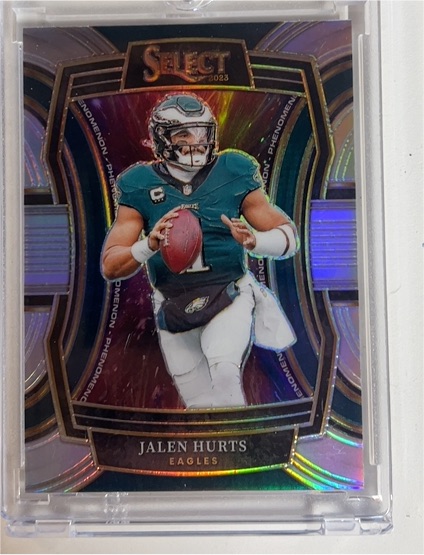 2023 Panini Select Phenomenon #PH-JHU Jalen Hurts — front
