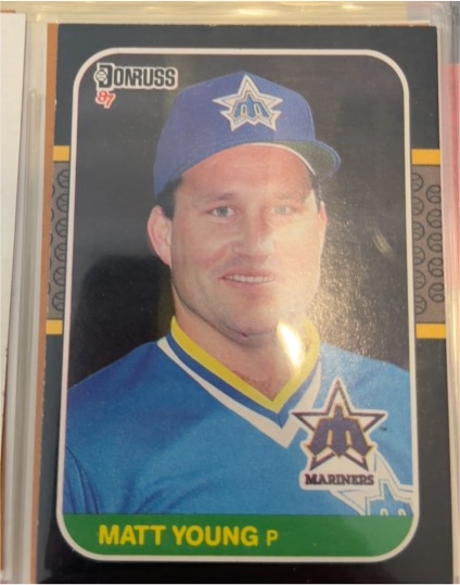 1987 Donruss #193 Matt Young — front