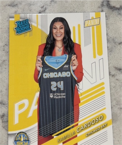 2024 Panini The National #RR3 Kamilla Cardoso Rated Rookie Chicago Sky — front