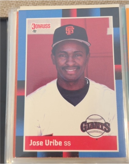 1988 Donruss #559 Jose Uribe — front