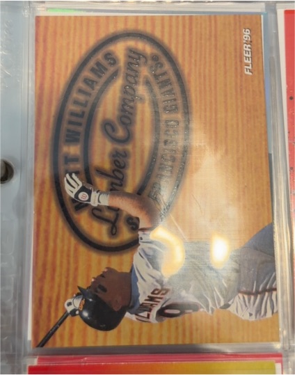 1996 Fleer #12 Matt Williams Lumber Company — front