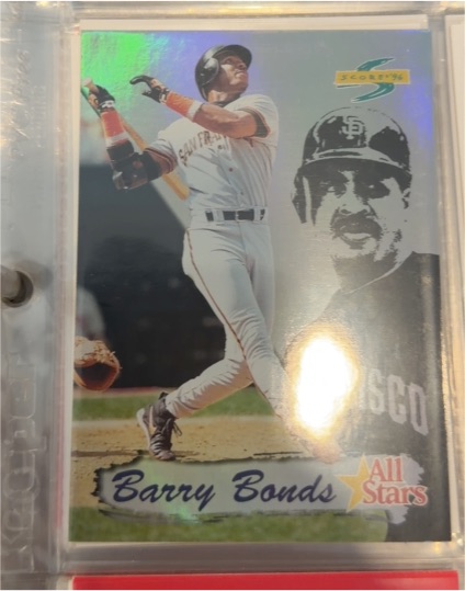 1996 Score All Stars #7 Barry Bonds — front