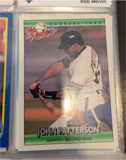 1992 Donruss The Rookies #89 John Patterson — front