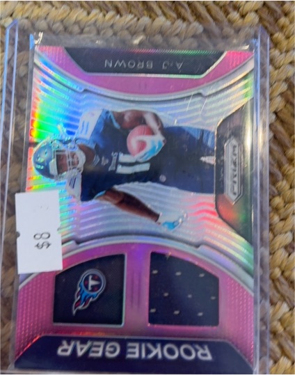 2019 Panini Prizm Rookie Gear #RG-AB A.J. Brown — front