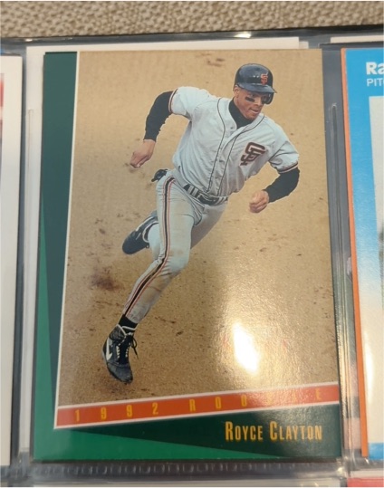 1992 Score #400 Royce Clayton — front