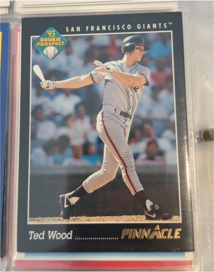 1993 Pinnacle #286 Ted Wood — front