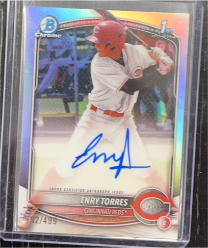2025 Bowman Chrome #CPA-ET Enry Torres — front