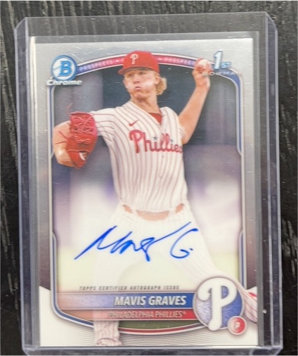 2025 Bowman Chrome #CPA-MG Mavis Graves — front