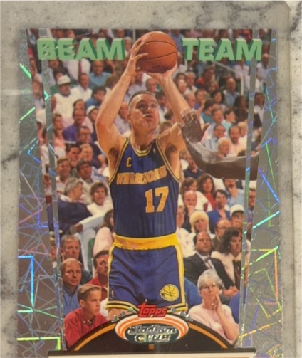 1992-93 Topps Stadium Club #17 Karl Malone Beam Team — front