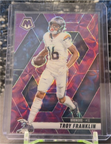 2025 Panini Mosaic #16 Troy Franklin — front