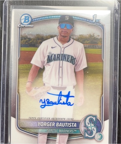 2025 Bowman Chrome #CPA-YB Yorger Bautista — front