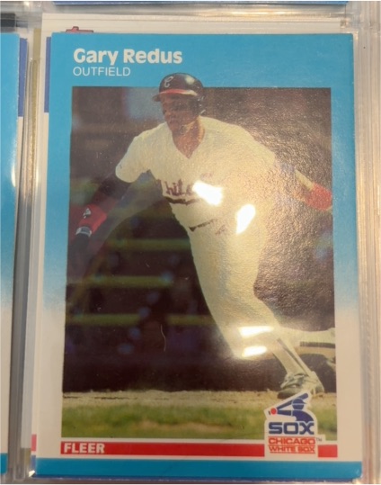 1987 Fleer #491 Gary Redus — front