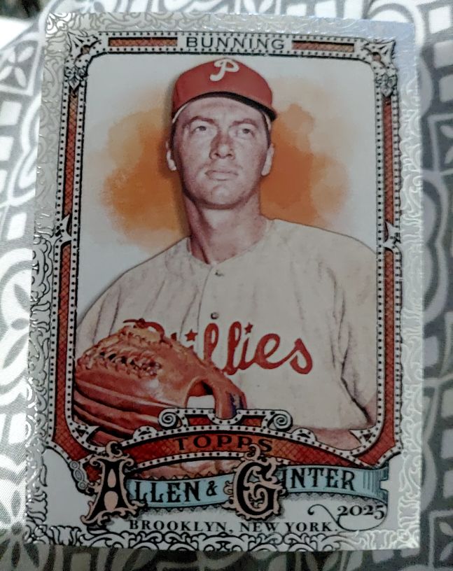 2025 Topps Allen & Ginter #345 Jim Bunning — front