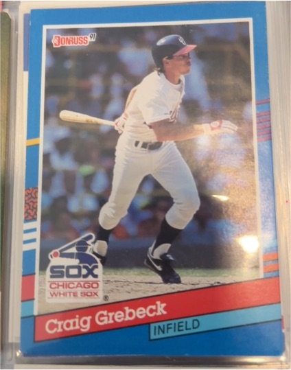 1991 Donruss #378 Craig Grebeck — front