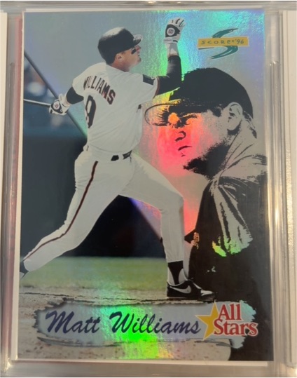 1996 Score #19 Matt Williams All Stars — front