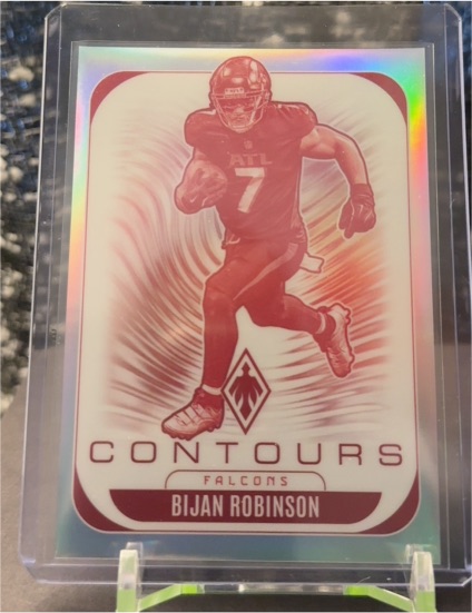 2025 Panini Phoenix Contours #2 Bijan Robinson — front