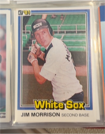 1981 Donruss #158 Jim Morrison — front