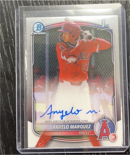 2025 Bowman Chrome #CPA-AM Anyelo Marquez — front