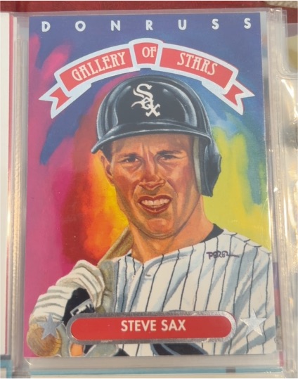 1992 Donruss Gallery of Stars #GS-4 Steve Sax — front