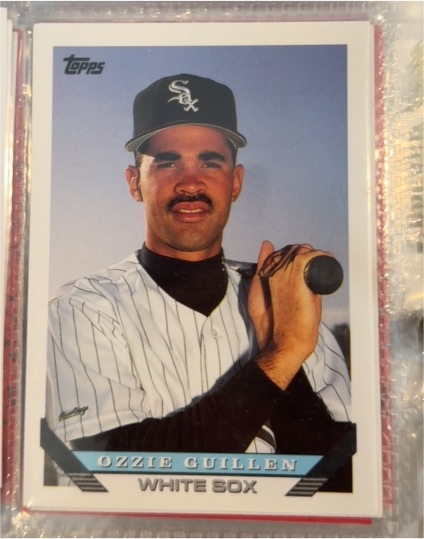 1993 Topps #474 Ozzie Guillen White Sox — front