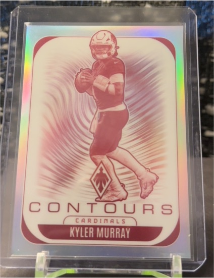 2025 Panini Phoenix #1 Kyler Murray Contours Silver Prizm — front