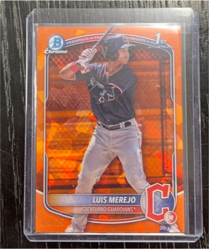 2025 Bowman Chrome #BCP-140 Luis Merejo — front