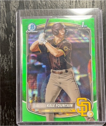 2025 Bowman Chrome #BCP-246 Kale Fountain — front