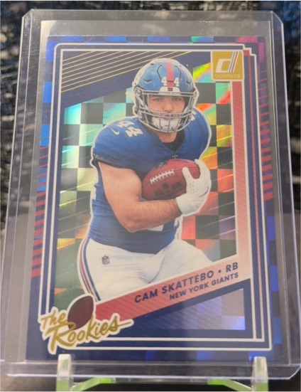 2025 Donruss The Rookies #19 Cam Skattebo — front