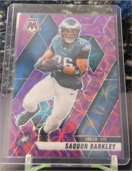 2020 Panini Mosaic #26 Saquon Barkley — front