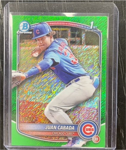 2025 Bowman Chrome Prospects #BCP-207 Juan Cabada — front