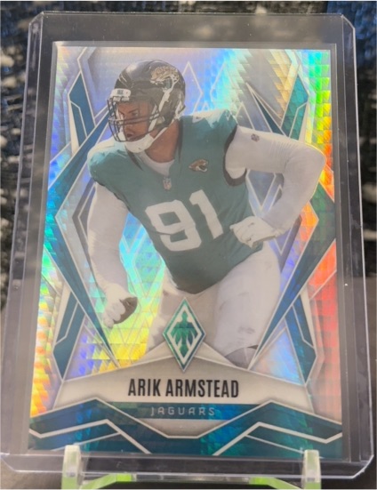 2025 Panini Phoenix #46 Arik Armstead Wave Prizm — front