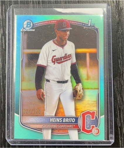 2025 Bowman Chrome #BCP-203 Heins Brito — front