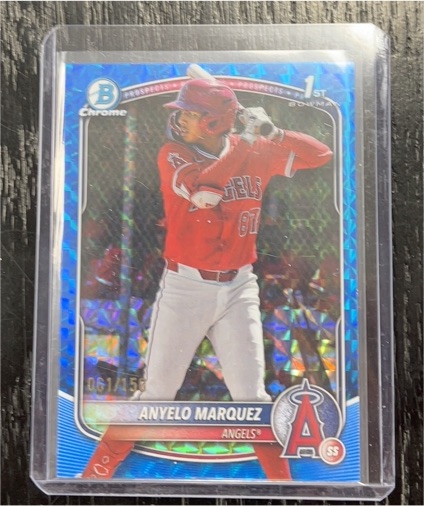 2025 Bowman Chrome #BCP-201 Anyelo Marquez — front