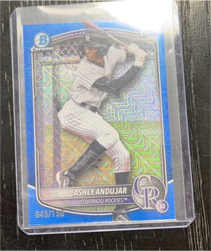 2025 Bowman Chrome #BCP-20 Ashly Andujar — front