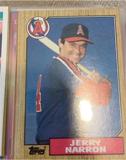 1987 Topps #474 Jerry Narron — front