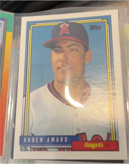 1992 Topps #601 Ruben Amaro — front